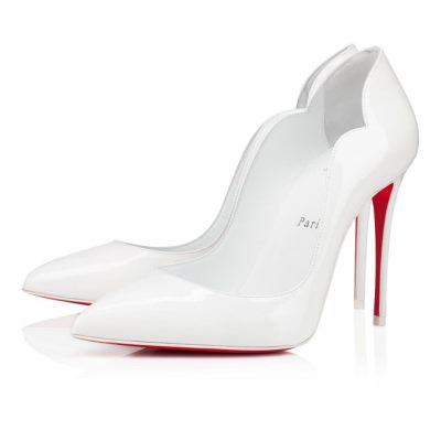 Tacones Hot Chick Christian Louboutin Mujer - Blancos - 1210346WH43
